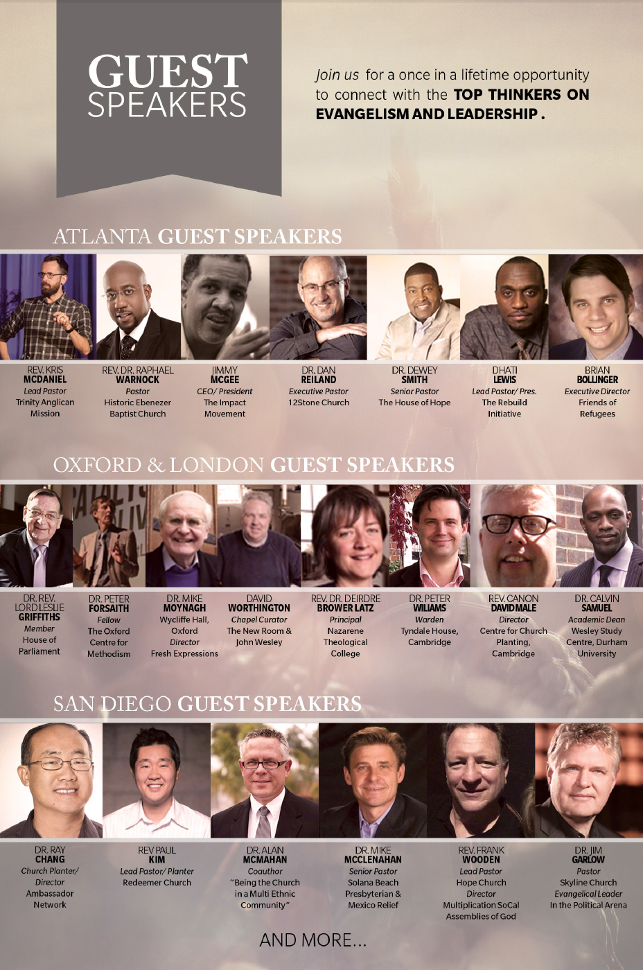 Whitesel DMIN Guest Speakers